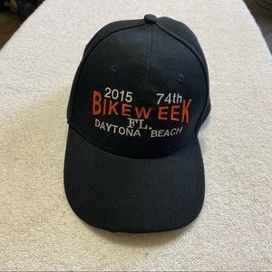 2015 Daytona Bike Week Cap with Velcro Strap (Like New)